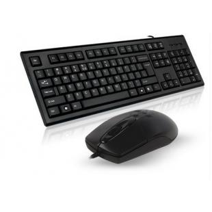 双飞燕KR-8572N 防水有线键鼠套 圆角舒办公游戏家用键盘鼠标套装